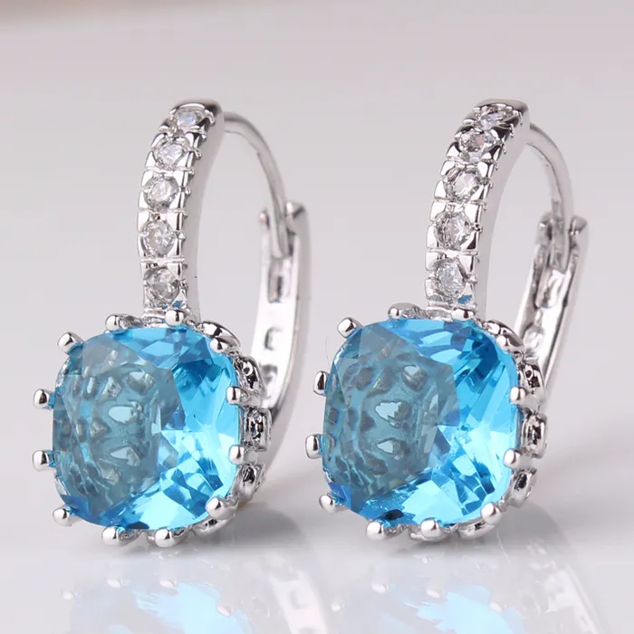 Серьги с Аквамарином