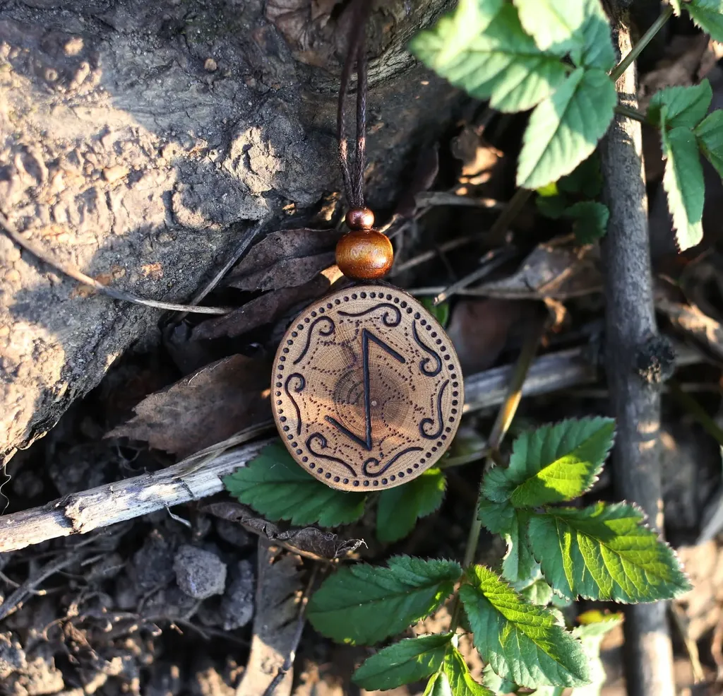 Амулет с руной Эйваз