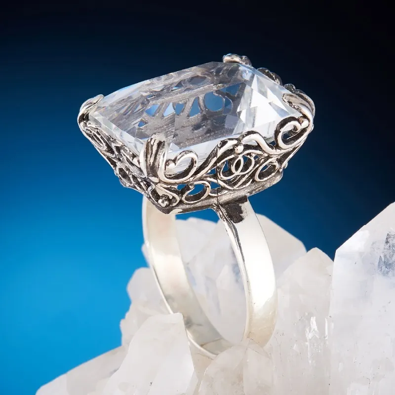 Кольцо с Горным Хрусталем