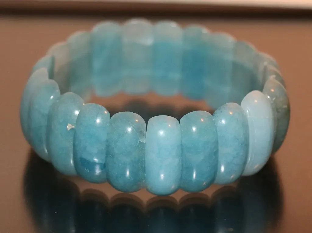 Голубой Халцедон браслет