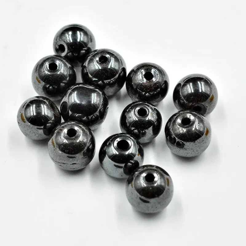 Бусины из гематита