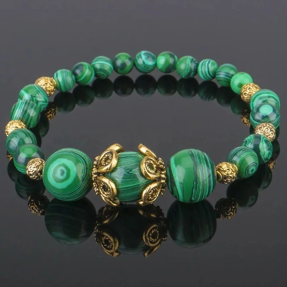 Браслет из малахита