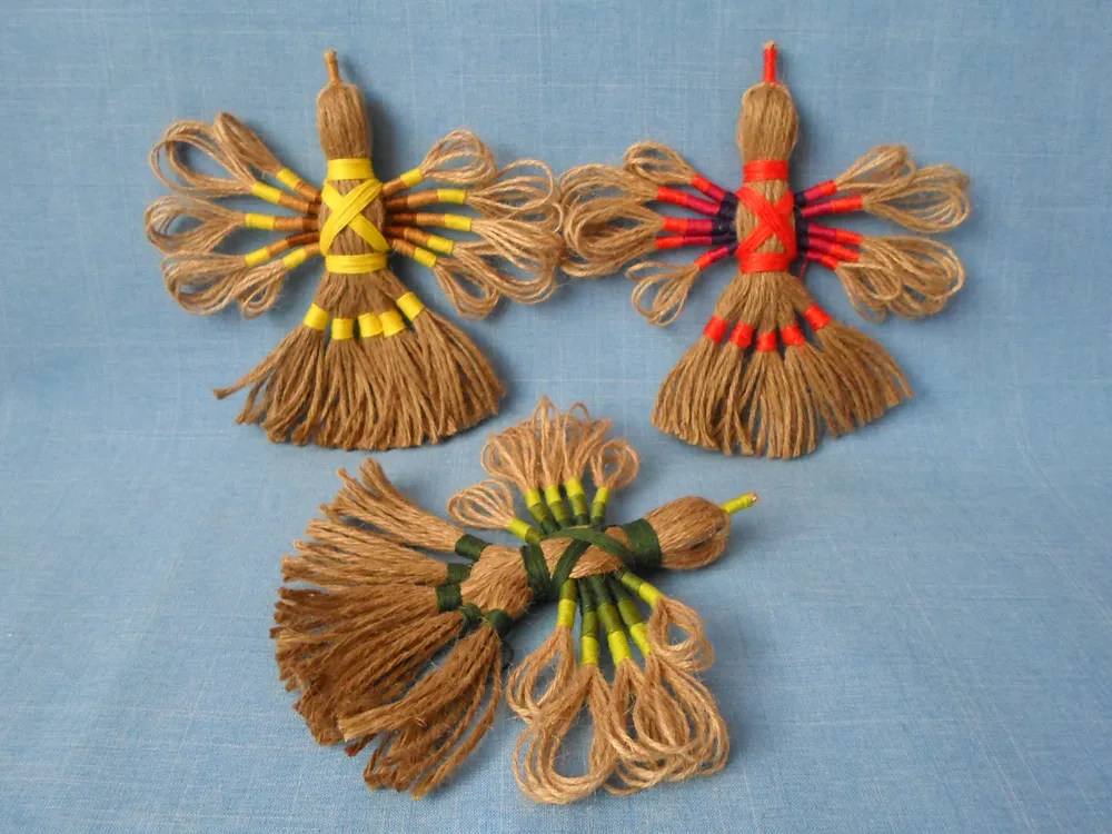 Птица счастья мотанка оберег