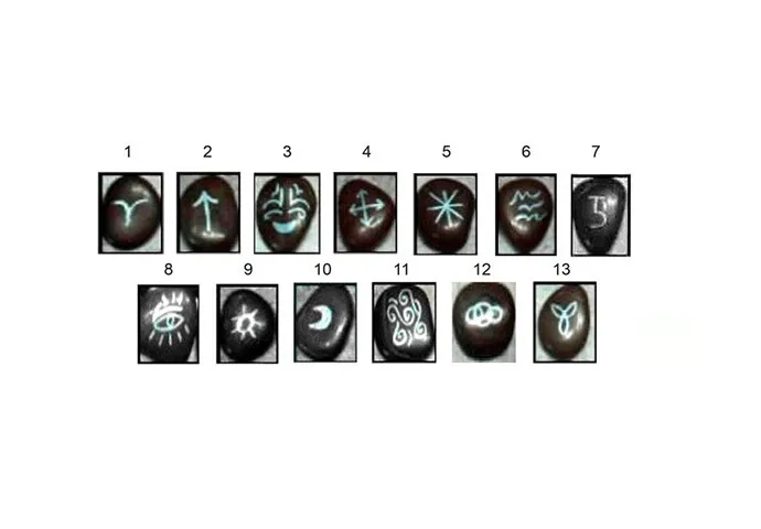 Первые 13 рун набора