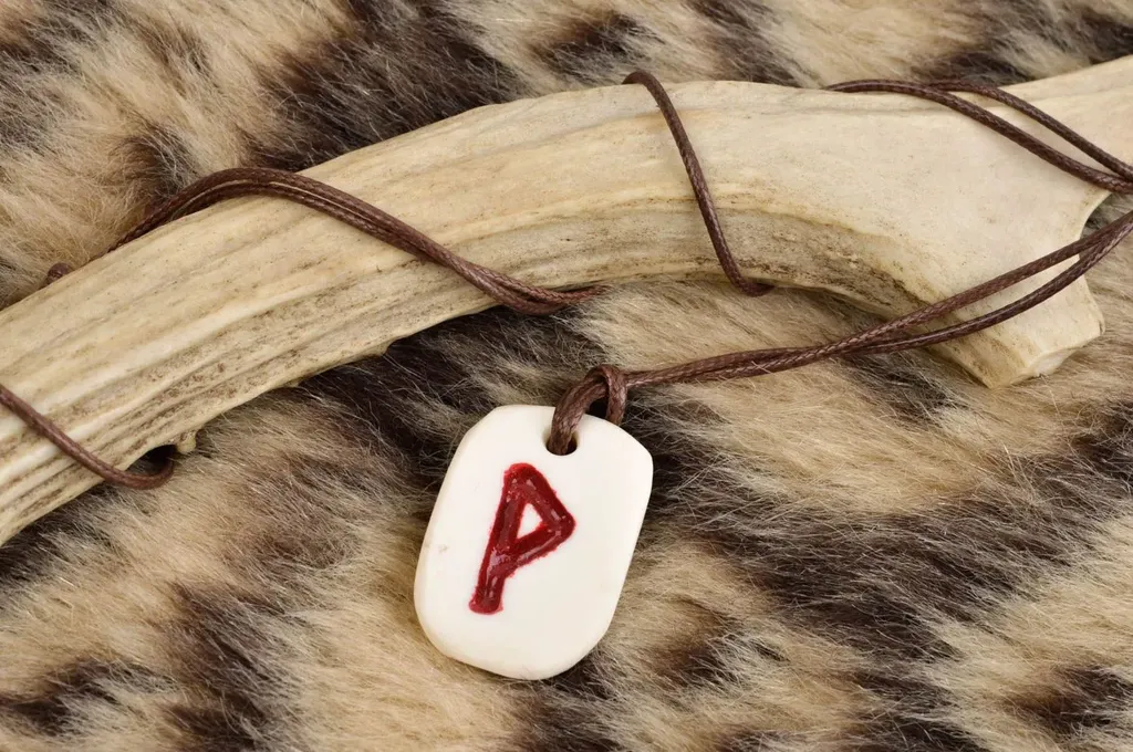 Амулет с руной Вуньо