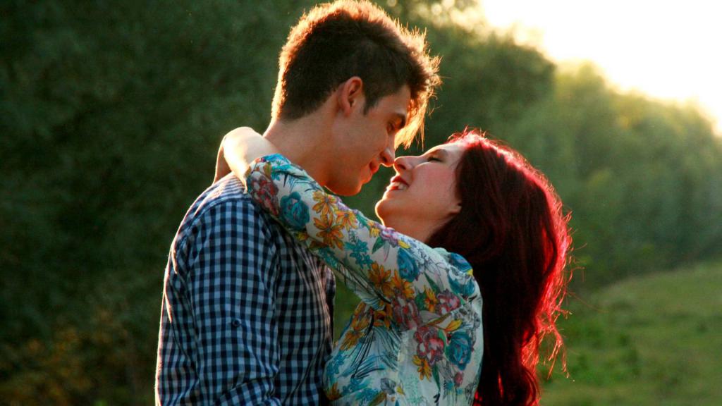 Влюбленная пара.