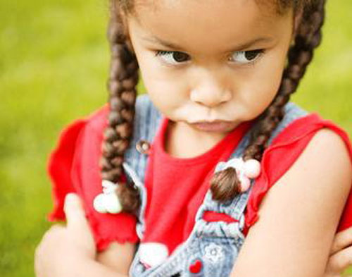 Упрямая девочка