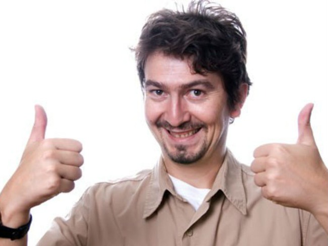 Мужчина оптимист