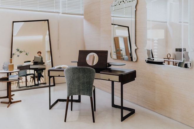 Комната с несколькими зеркалами