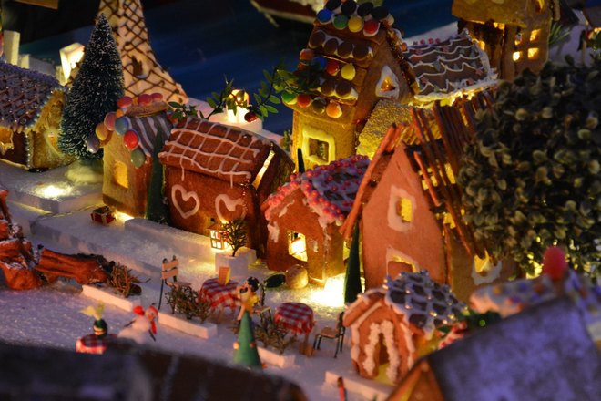 Маленькие рождественские домики