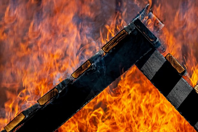 Масштабный пожар