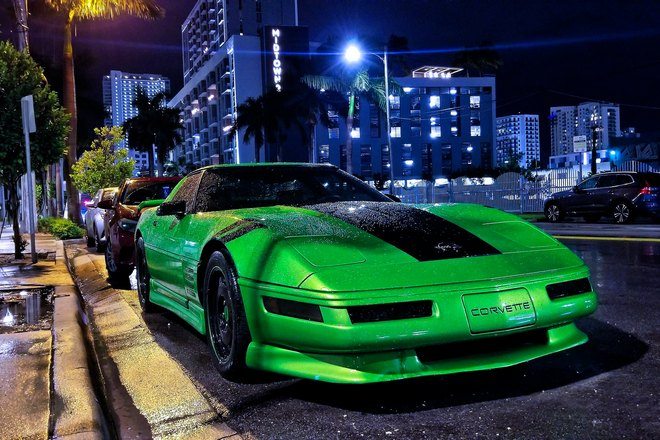 Угон зеленого автомобиля