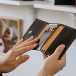 Развернутый кошелек