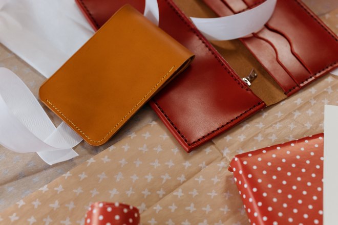 Кошелек в коричневой гамме