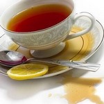 Пролитый лимонный чай