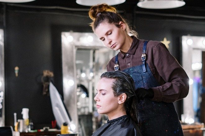 Мокрые волосы