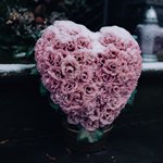 Сердце из роз