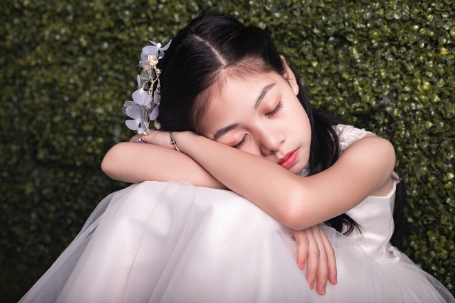 невеста спит