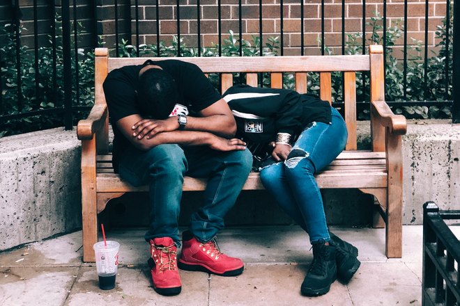 Сны на скамейке с понедельника на вторник