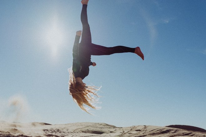 После такого прыжка можно удариться головой