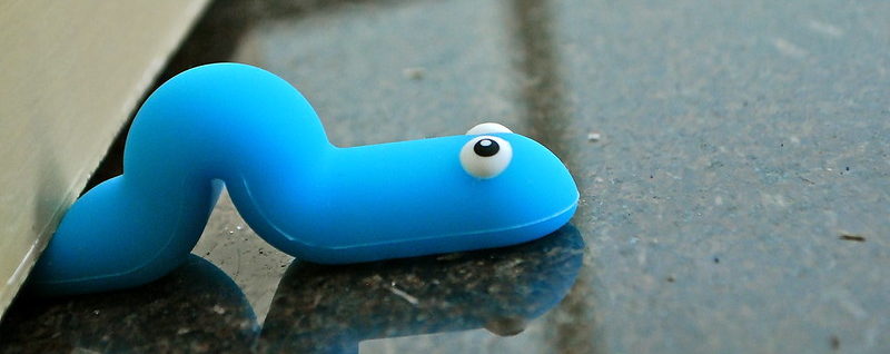 червяк синий