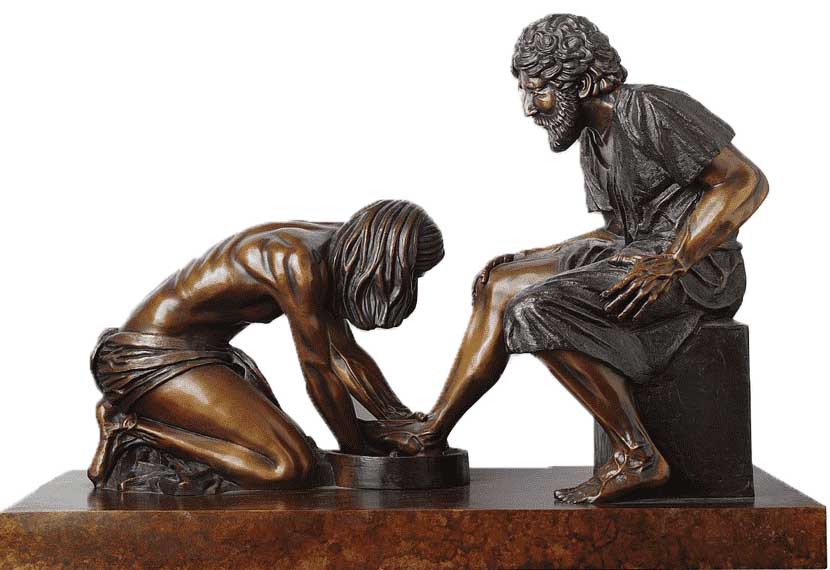 чешут ногу6