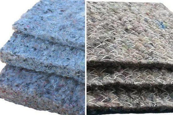 Иглопробивной и холстопрошивной ватин