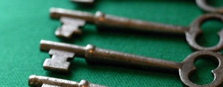 ключи в ряд