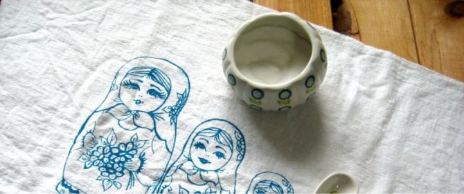 Кухонное полотенце из хлопка