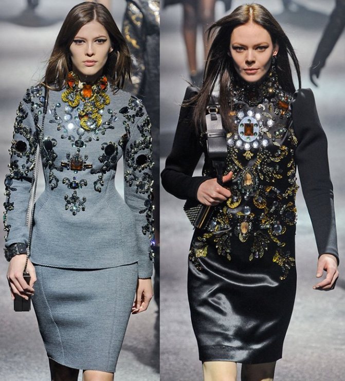 Lanvin элементы стиля барокко фото