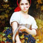 на левой щеке 6