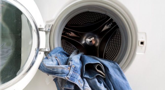 окрашивание джинсовых штанов в стиральной машине автомат