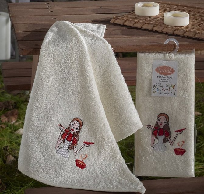 полотенце с вышивкой