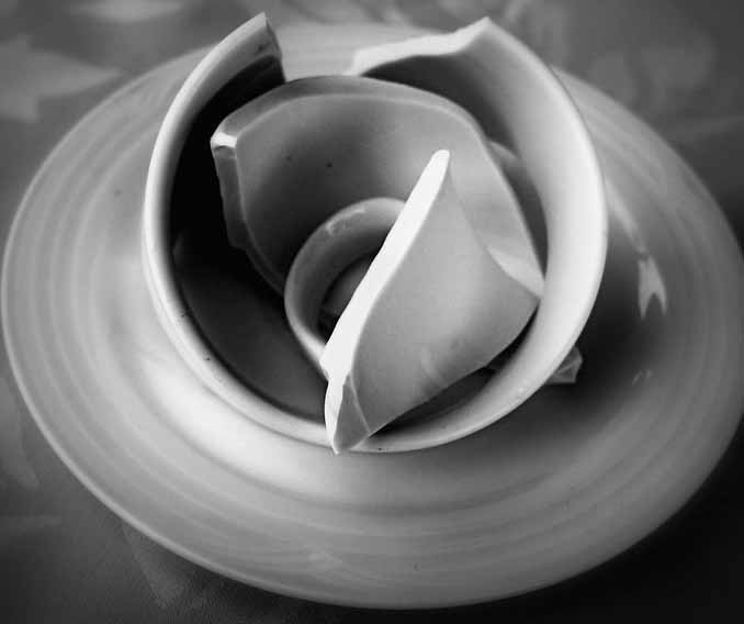 разбитая тарелка 4