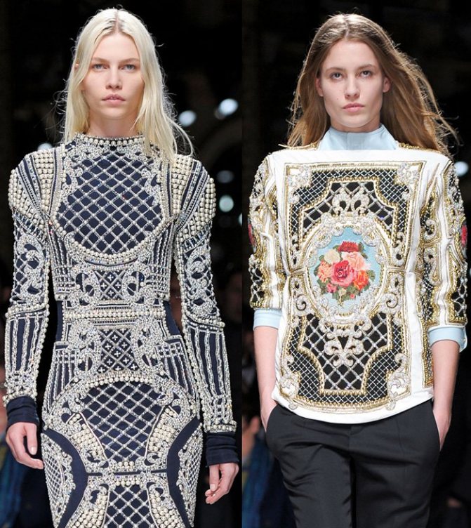 Смешение стилей, коллекции одежды фото