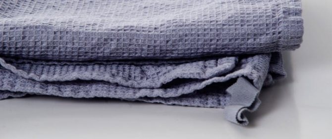 вафельное кухонное полотенце