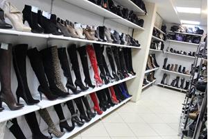 Ассортимент обувного магазина