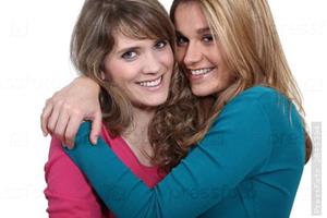 Обнимания с подругой