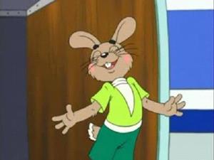 Заяц из мультфильма