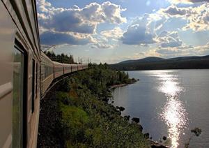 Вид из окна поезда