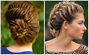 Улитка прическа