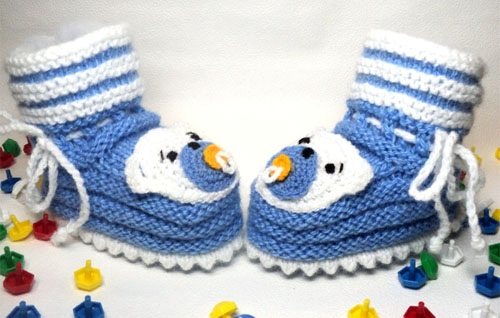 Пинетки спицами для новорожденных. Схемы и описание, размеры без швов, как связать носочки, кеды