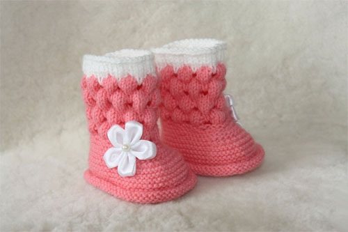 Пинетки спицами для новорожденных. Схемы и описание, размеры без швов, как связать носочки, кеды