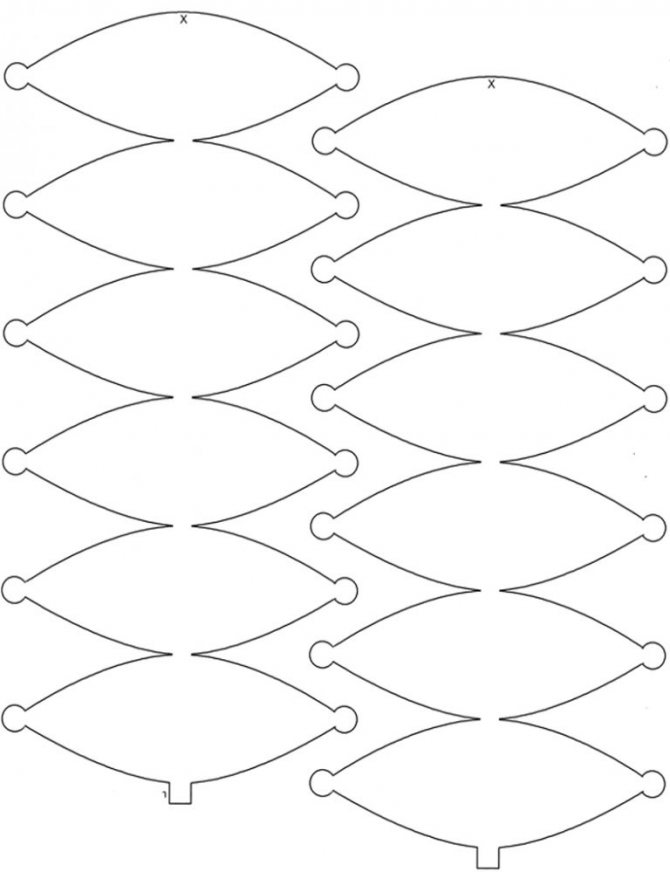 Схема изготовления китайского фонарика