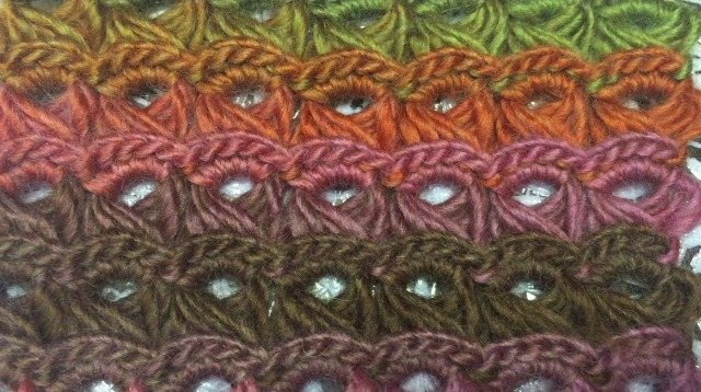 вязаные шторы крючком схемы и описания