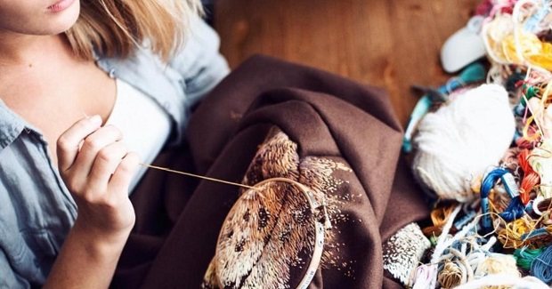 Вышивка гладью